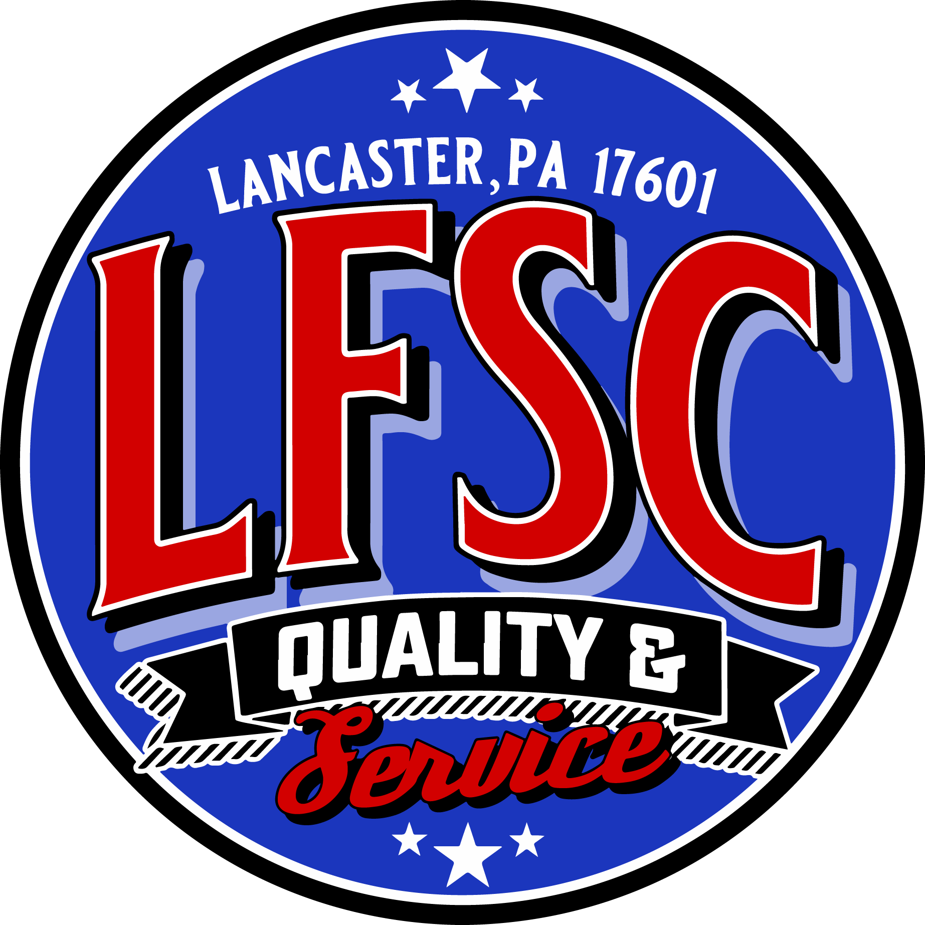 Lancaster Foundry Supply Company logo with a transparent background